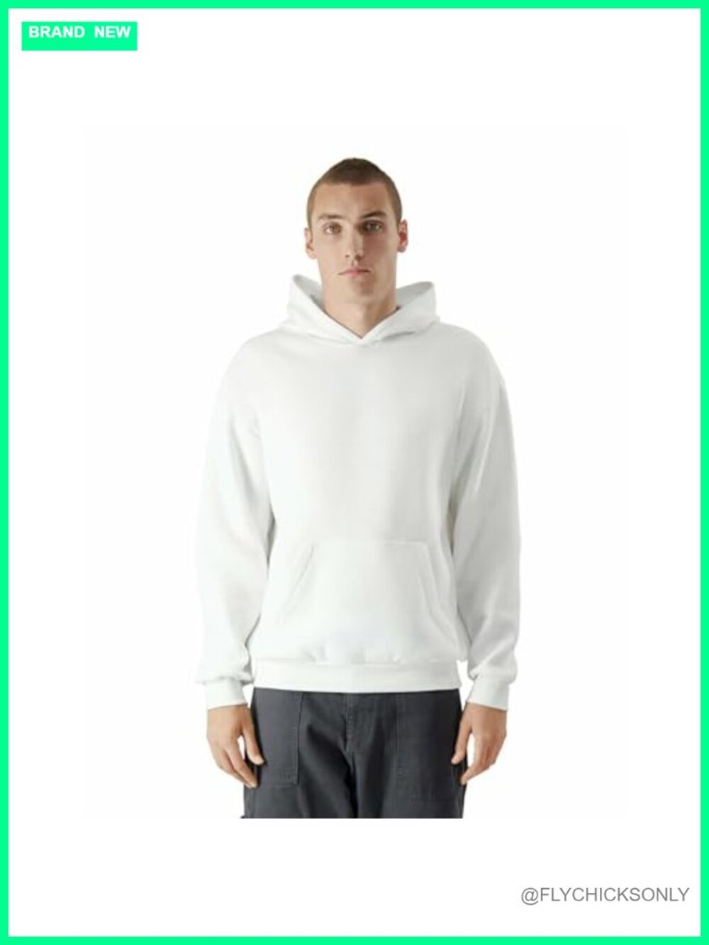 Unisex Reflex Fleece Pullover Hoodie Sweatshirt Relaxed Fit